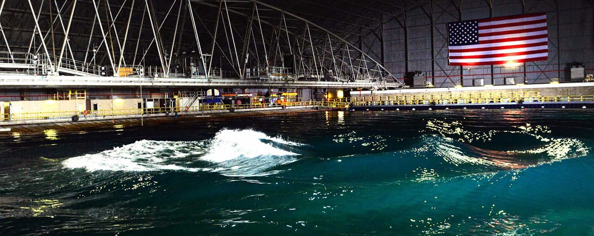 Maloya Laser: Wave Maker – Wave Simulator for Hull Testing of Naval vessels