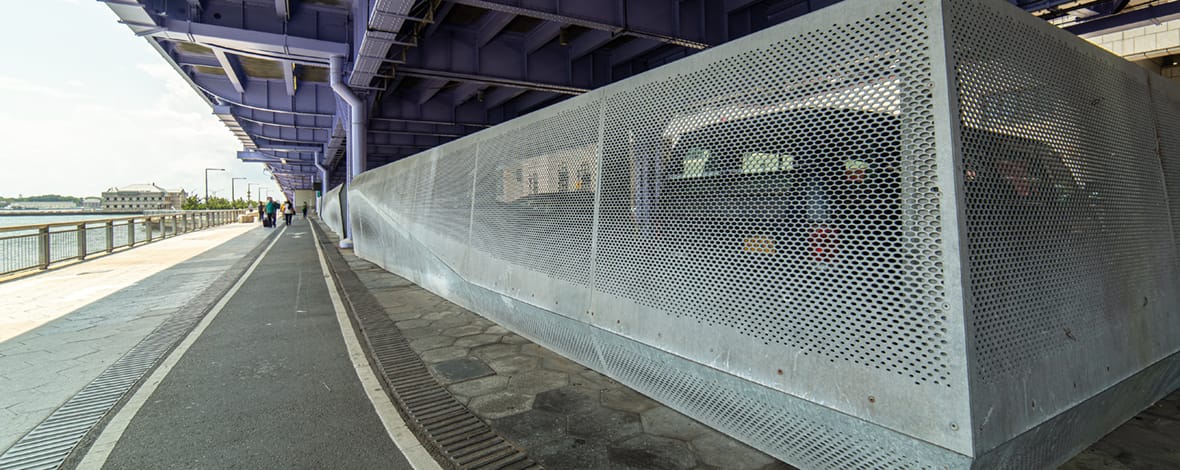 South Street Sea Port Barriers