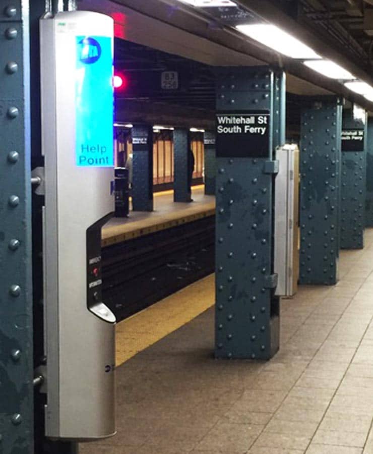 Maloya laser: Help Point Intercom South Ferry Station
