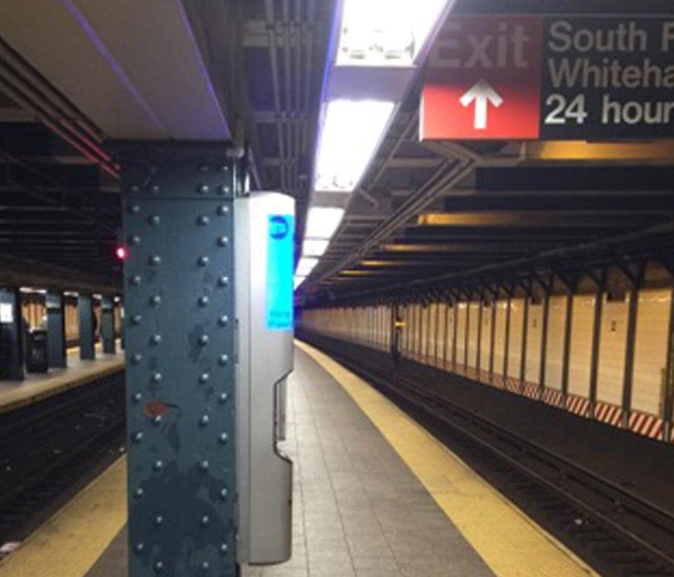 Maloya Help Point in train station